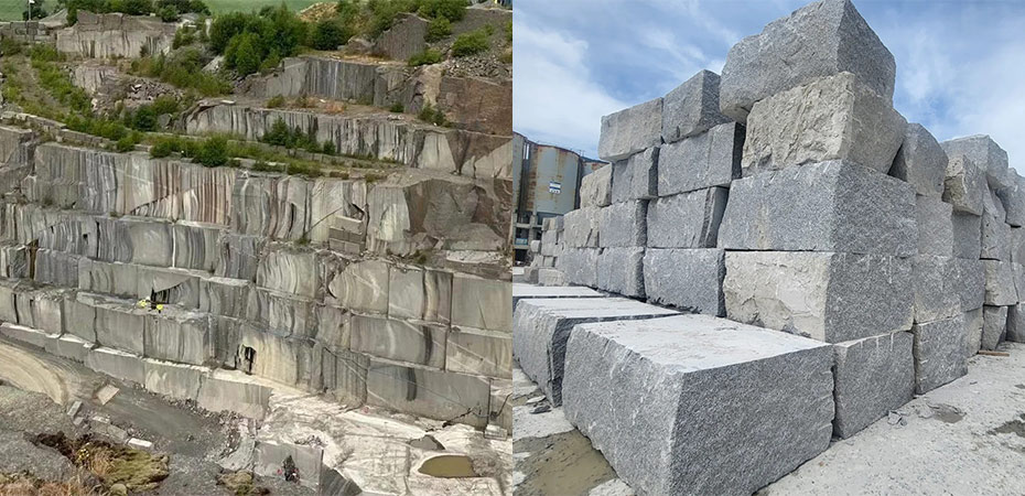 Granite quarry & block yard