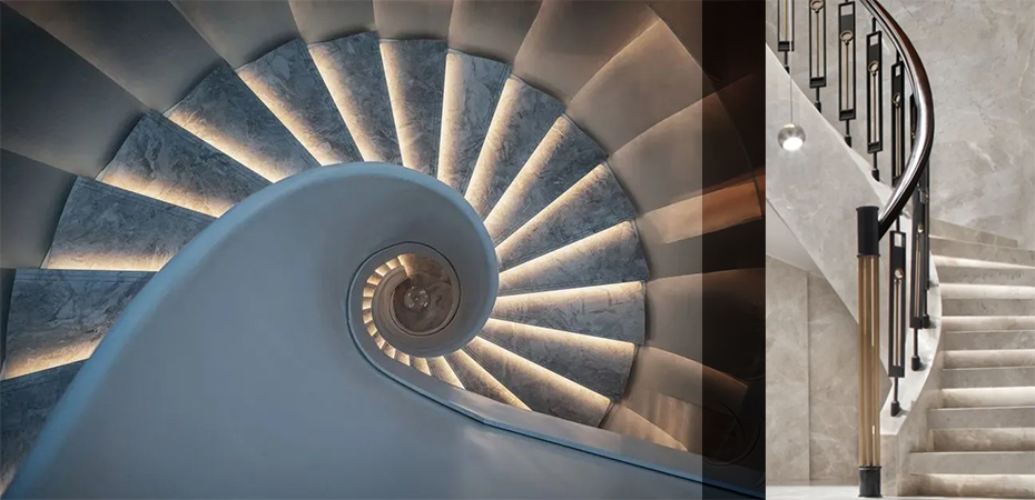 Stone Setting-out for Spiral Staircases