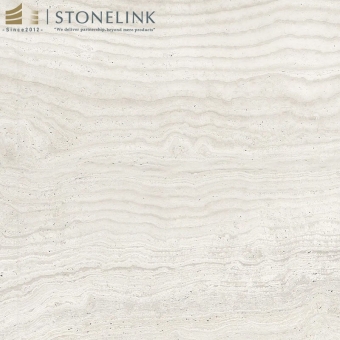 Super White travertine slab