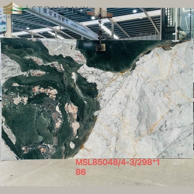 Panda Green marble slab