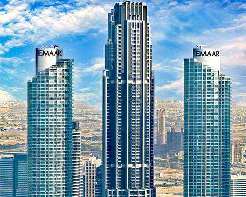 Appartements avec vue sur la fontaine, Dubaï, Émirats arabes unis
    