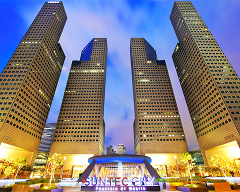 Tours de bureaux Suntec City, Singapour
    