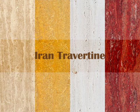 L'Iran, une célèbre origine de la pierre - Série Travertin